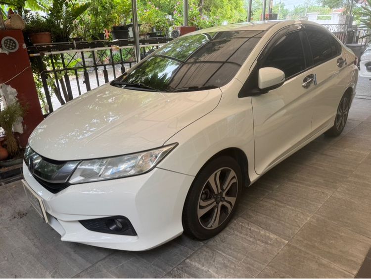 Honda City 2014 1.5 V i-VTEC Sedan เบนซิน ไม่ติดแก๊ส เกียร์อัตโนมัติ ขาว รูปที่ 4