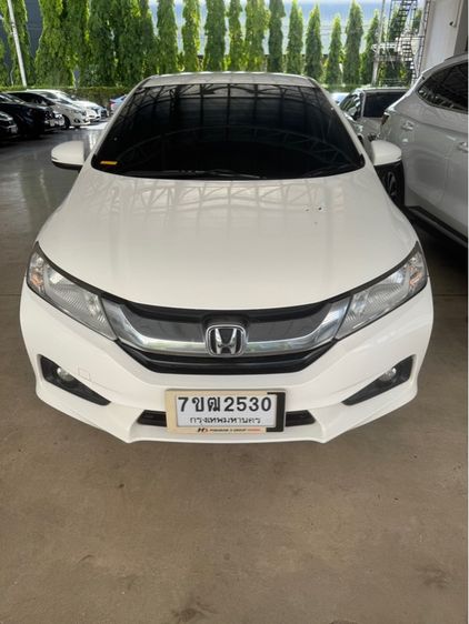 Honda City 2014 1.5 V i-VTEC Sedan เบนซิน ไม่ติดแก๊ส เกียร์อัตโนมัติ ขาว รูปที่ 2