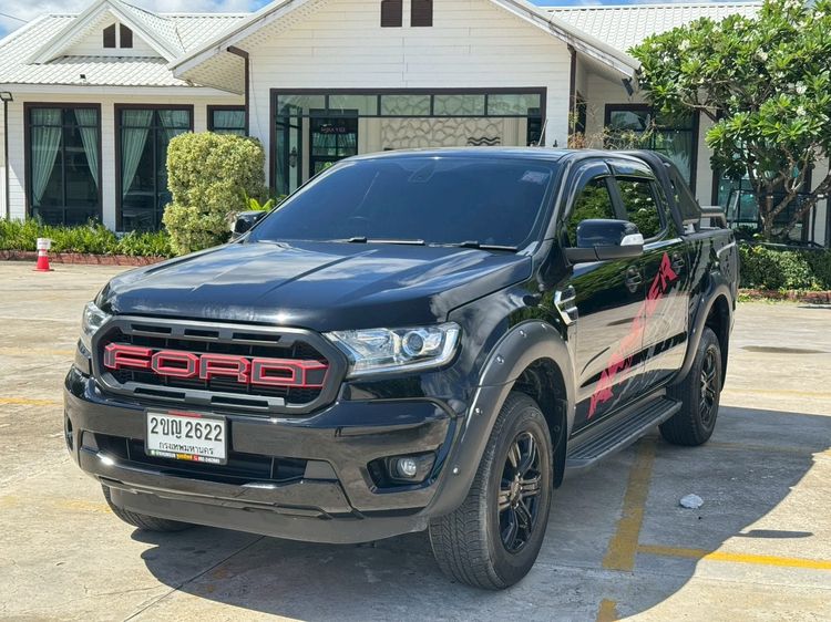 Ford Ranger 2021 2.2 Hi-Rider XLT Pickup ดีเซล ไม่ติดแก๊ส เกียร์อัตโนมัติ ดำ