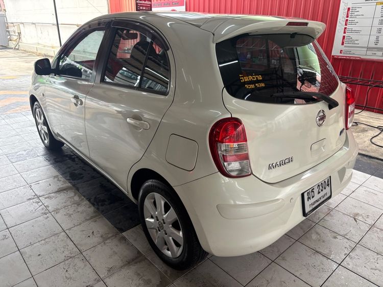 Nissan March 2012 1.2 EL Sedan เบนซิน ไม่ติดแก๊ส เกียร์อัตโนมัติ ขาว รูปที่ 3