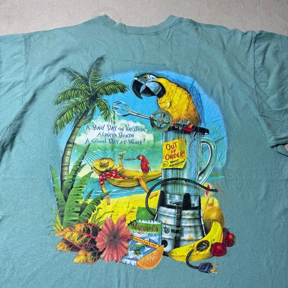 เสื้อยืด 90s Caribbean Soul Size XXL 