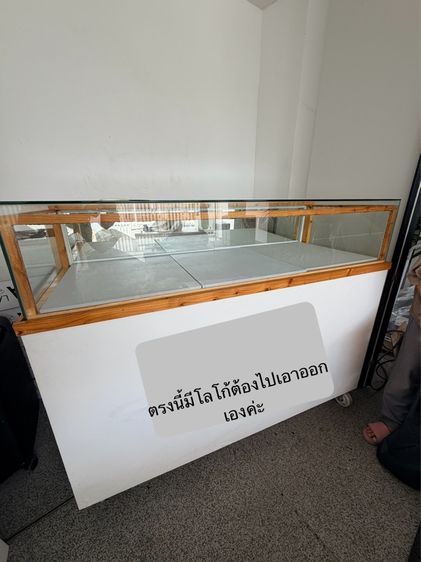 ตู้โชว์เครื่องประดับ ขนาด 0.6x1.5 เมตร พร้อมรางไฟ led และขาไฟถอดประกอบได้ มีล้ รูปที่ 3