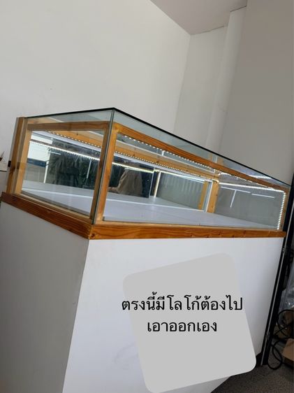 ตู้โชว์เครื่องประดับ ขนาด 0.6x1.5 เมตร พร้อมรางไฟ led และขาไฟถอดประกอบได้ มีล้ รูปที่ 2