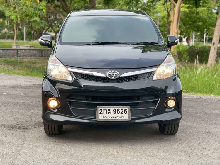 Toyota Avanza 2013 1.5 S Van เบนซิน ไม่ติดแก๊ส เกียร์อัตโนมัติ ดำ รูปที่ 2