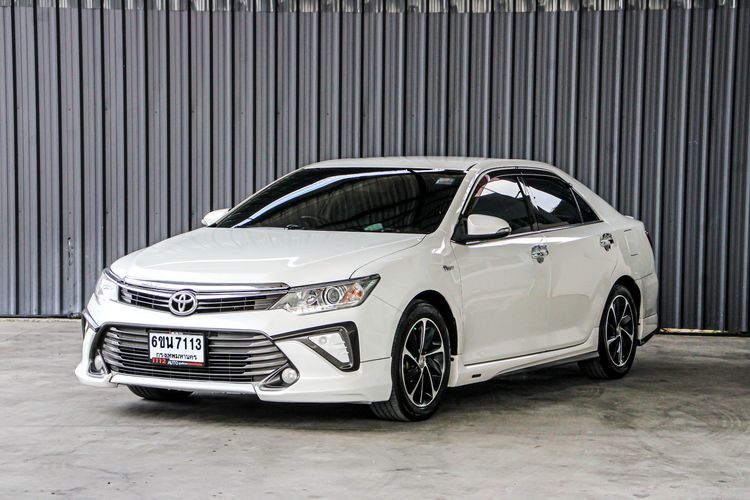 Toyota Camry 2015 2.0 G Extremo Sedan เบนซิน ไม่ติดแก๊ส เกียร์อัตโนมัติ ขาว