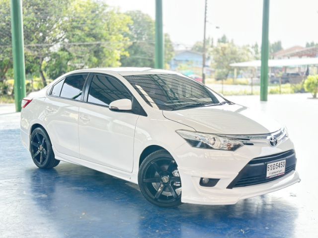 Toyota Vios 2015 1.5 G Sedan เบนซิน ไม่ติดแก๊ส เกียร์อัตโนมัติ ขาว