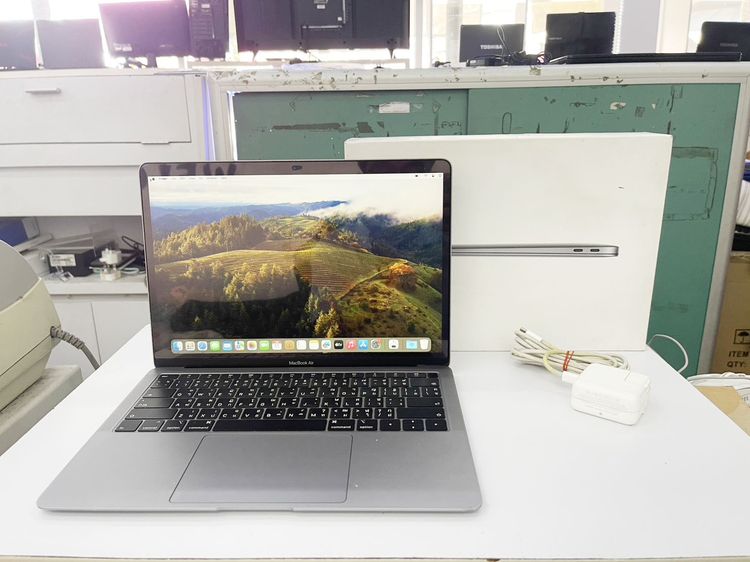 Apple แมค โอเอส 8 กิกะไบต์ USB Macbook air 13 Inch 2018 สภาพสวย รอบชาร์จน้อย ใช้งานได้ดี ราคาถูกใจ