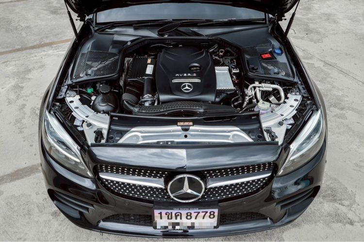 Mercedes-Benz C-Class 2020 C300 Sedan เบนซิน ไม่ติดแก๊ส เกียร์อัตโนมัติ ดำ รูปที่ 4