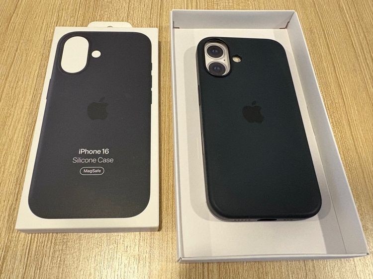 Iphone 16 Silicone Case แท้ สีดำ รูปที่ 2