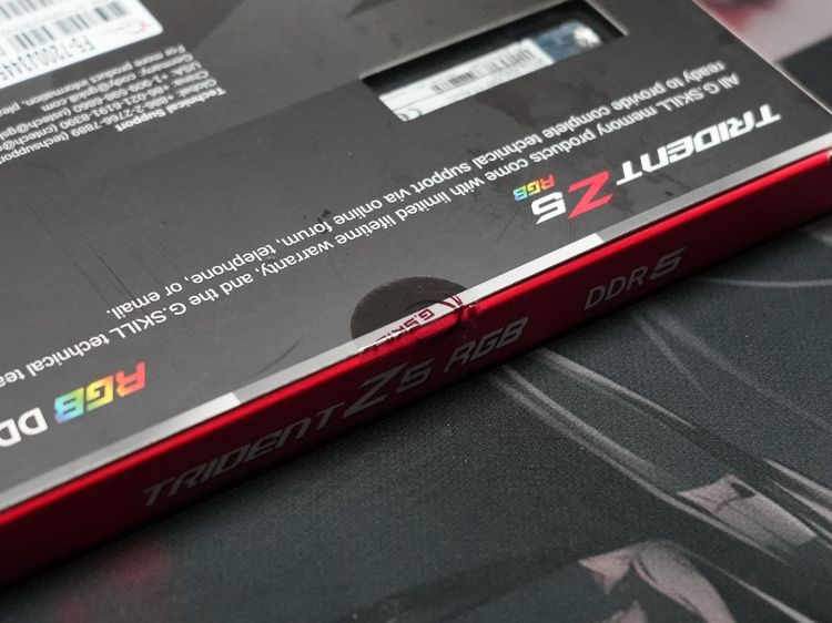 ขายต่อแรม G.Skill Trident Z5 RGB Black DDR5 7200MTs 32GB (2x16GB) มือหนึ่ง รูปที่ 4