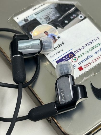 ขายหูฟัง  1.airpods A2031.  ตำติ ฟังได้แต่ หูซ้ายแบตเสื่อม  2.หูฟัง sony รุ่น XBA-N1 ตำนิ สาย รูปที่ 8
