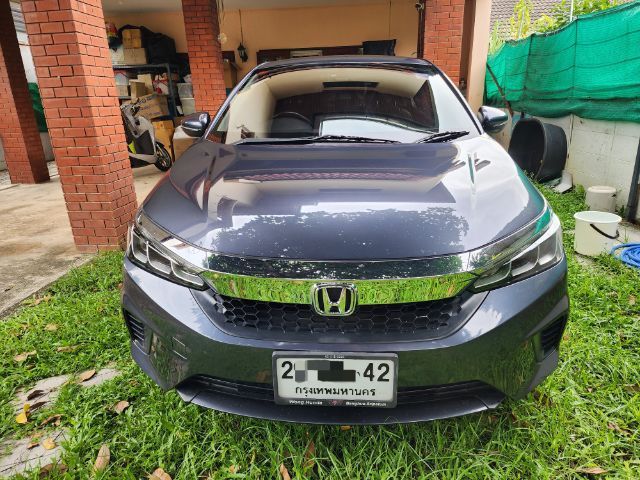 Honda City 2021 1.0 SV Sedan เบนซิน ไม่ติดแก๊ส เกียร์อัตโนมัติ เทา
