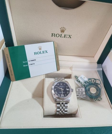 ม่วง Datejust 31 mm ROLEX Ref.178274 ปี2020 อุปกรณ์ครบ
