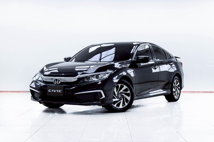Honda Civic 2021 1.8 E i-VTEC Sedan เบนซิน ไม่ติดแก๊ส เกียร์อัตโนมัติ ดำ