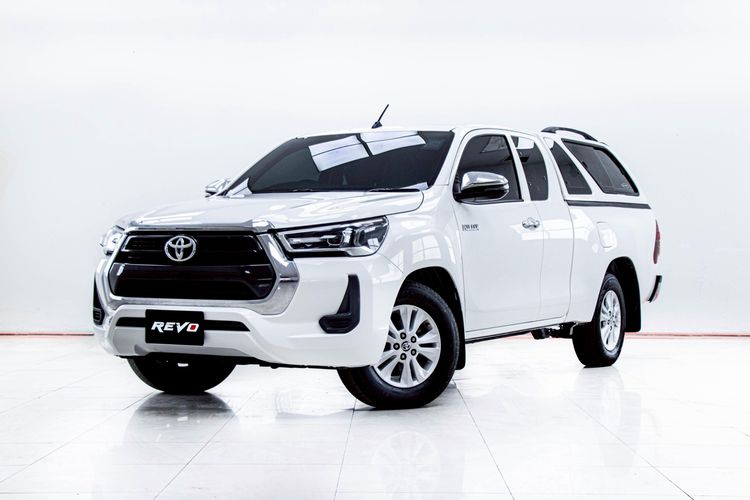 Toyota Hilux Revo 2022 Smart Cab 2.4 Mid Z Edition Pickup ดีเซล ไม่ติดแก๊ส เกียร์อัตโนมัติ ขาว
