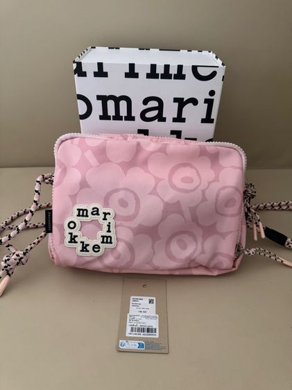 Used Marimekko Bag สีชมพู 