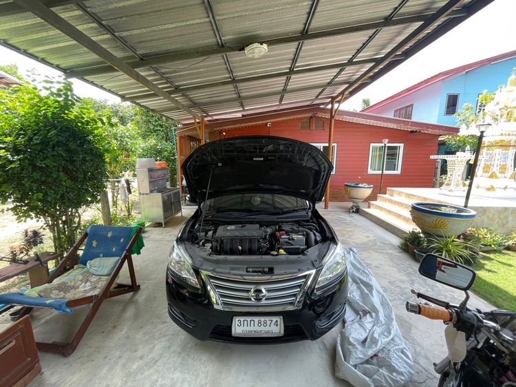 Nissan Sylphy 2013 1.8 V Sedan เบนซิน ไม่ติดแก๊ส เกียร์อัตโนมัติ ดำ รูปที่ 4