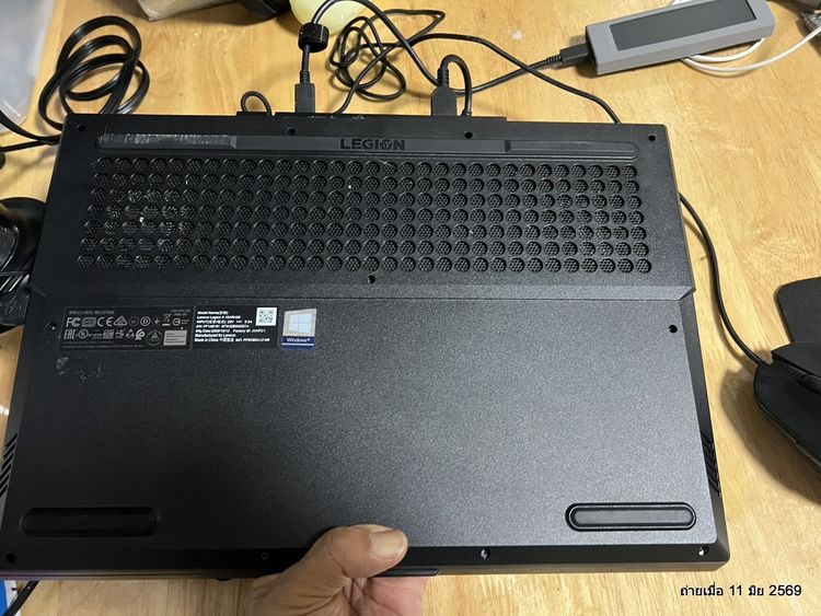 ovo Legion 5 Ram 16GB-HDD1 TB ssd 256 สุขภาพแบตดีมาก  นัดรับ บีทีเอสปู่เจ้า รูปที่ 4