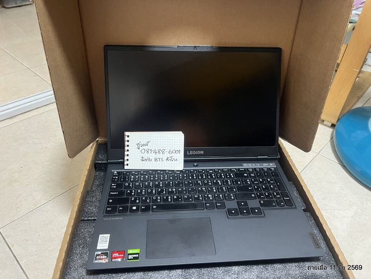 ovo Legion 5 Ram 16GB-HDD1 TB ssd 256 สุขภาพแบตดีมาก  นัดรับ บีทีเอสปู่เจ้า รูปที่ 9
