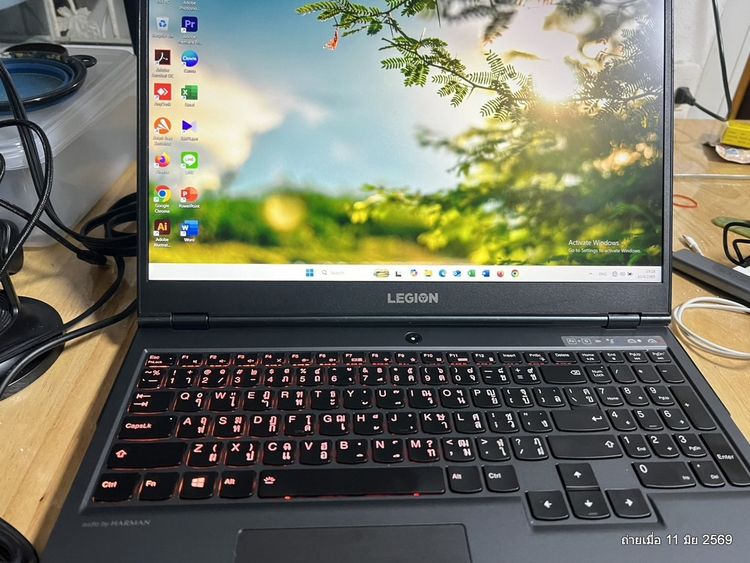 Lenovo วินโดว์ 16 กิกะไบต์ USB ไม่ใช่ ovo Legion 5 Ram 16GB-HDD1 TB+SSD 256 สุขภาพแบตดีมาก  นัดรับ บีทีเอสปู่เจ้า