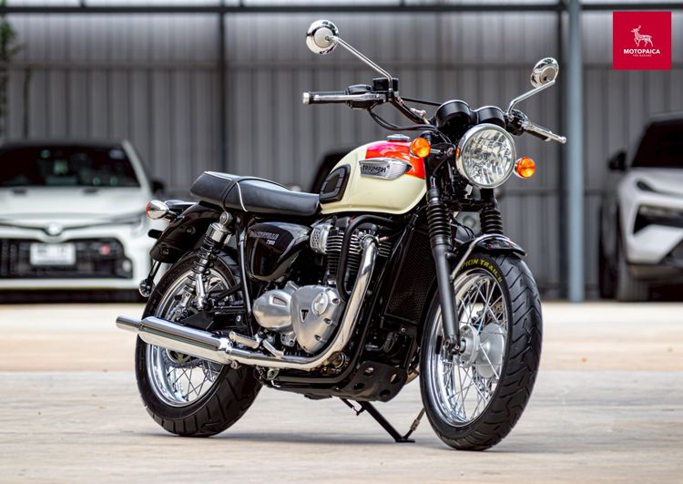 Triumph Bonneville T100 ปี2018 สีหายาก วิ่ง28,000km. ใหม่มาก