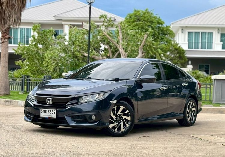 Honda Civic 2016 1.8 EL i-VTEC Sedan เบนซิน ไม่ติดแก๊ส เกียร์อัตโนมัติ น้ำเงิน