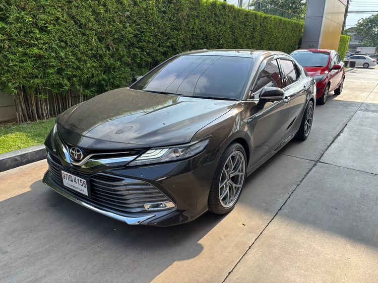 Toyota Camry 2019 2.5 Hybrid Sedan ไฮบริด ไม่ติดแก๊ส เกียร์อัตโนมัติ น้ำตาล รูปที่ 3