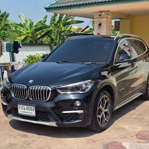 BMW X1 2018 2.0 sDrive18d xLine Utility-car ดีเซล ไม่ติดแก๊ส เกียร์อัตโนมัติ ดำ