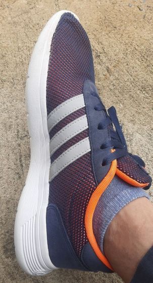 รองเท้า Adidas รุ่น Lite Racer สีน้ำเงินส้ม ขนาด EU 44 ความยาว 28 ซม. รูปที่ 15