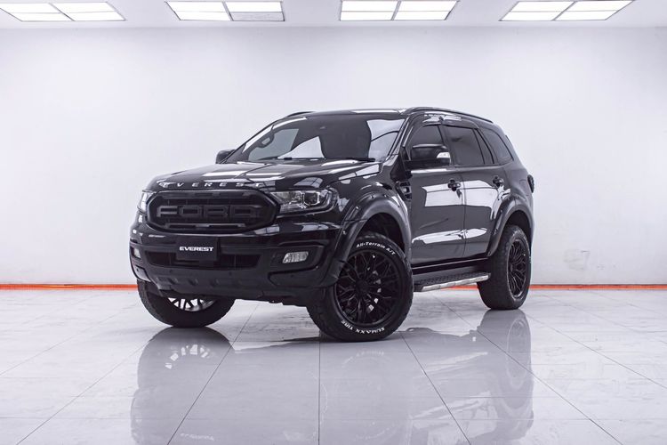Ford Everest 2020 2.0 Bi-Turbo Titanium+ 4WD Utility-car ดีเซล ไม่ติดแก๊ส เกียร์อัตโนมัติ ดำ