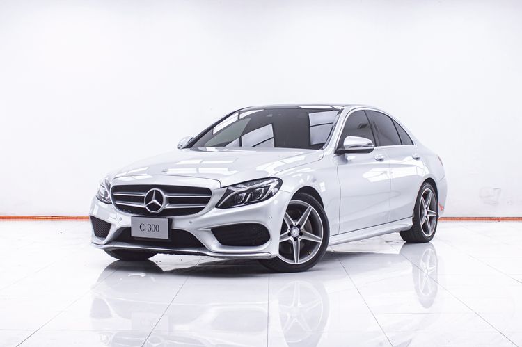 Mercedes-Benz C-Class 2016 C300 Sedan Hybrid (Diesel) ไม่ติดแก๊ส เกียร์อัตโนมัติ เทา