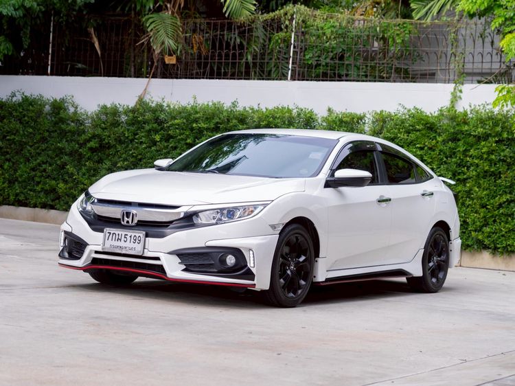 Honda Civic 2018 1.8 EL i-VTEC Sedan เบนซิน ไม่ติดแก๊ส เกียร์อัตโนมัติ ขาว รูปที่ 3