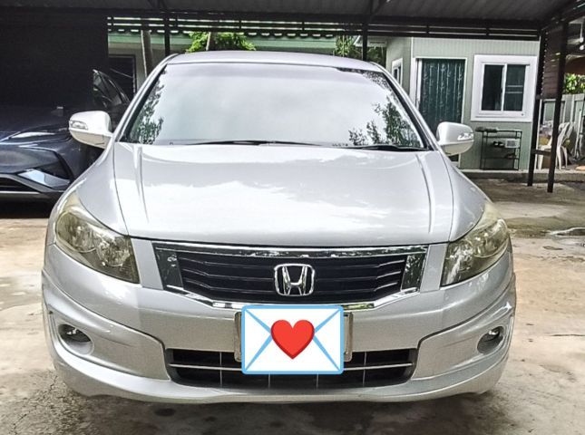 Honda Accord 2008 2.0 EL Sedan เบนซิน ไม่ติดแก๊ส เกียร์อัตโนมัติ เทา รูปที่ 3