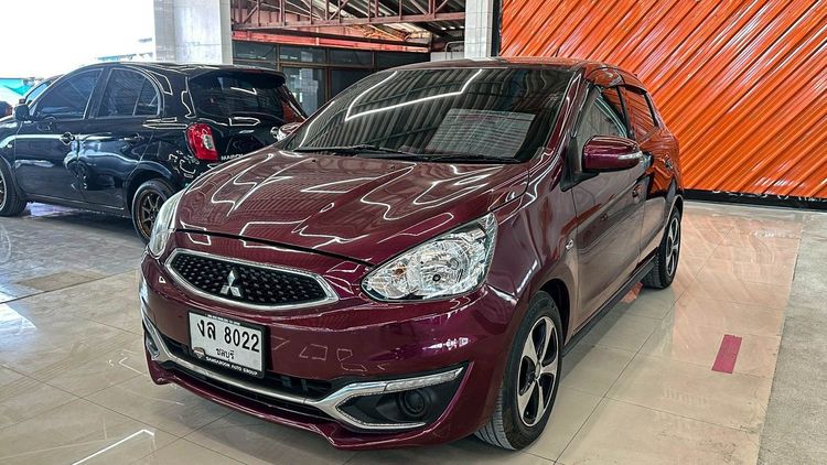รถ Mitsubishi Mirage 1.2 GLX สี แดง