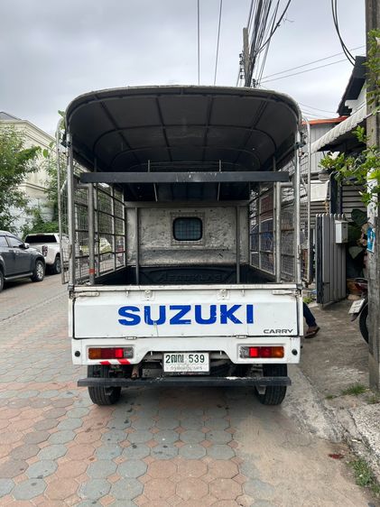 Suzuki Carry 2018 1.5 Pickup เบนซิน ไม่ติดแก๊ส เกียร์ธรรมดา ขาว