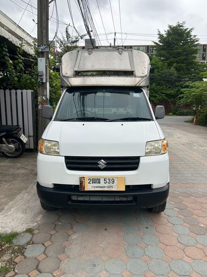 Suzuki Carry 2018 1.5 Pickup เบนซิน ไม่ติดแก๊ส เกียร์ธรรมดา ขาว รูปที่ 3