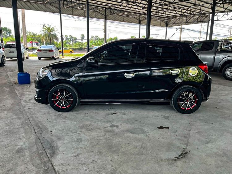 Mitsubishi Mirage 2018 1.2 GLX Sedan เบนซิน ไม่ติดแก๊ส เกียร์อัตโนมัติ ดำ รูปที่ 4