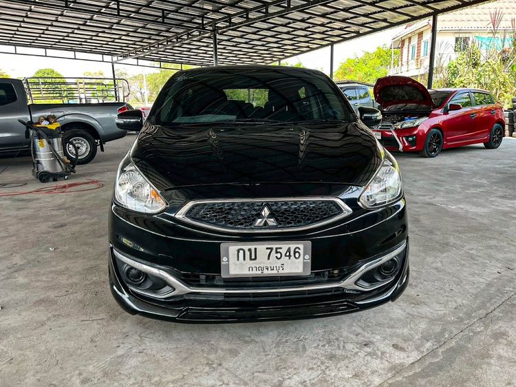 Mitsubishi Mirage 2018 1.2 GLX Sedan เบนซิน ไม่ติดแก๊ส เกียร์อัตโนมัติ ดำ รูปที่ 2