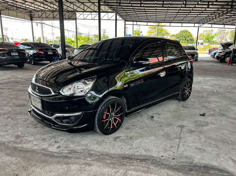 รถ Mitsubishi Mirage 1.2 GLX สี ดำ