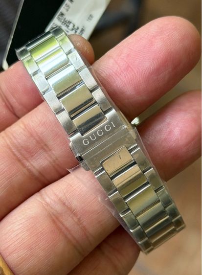 GUCCI G Timeless Silver Cat Mother Pearl Diamond 27 mm Lady Watch YA1265025 รูปที่ 15