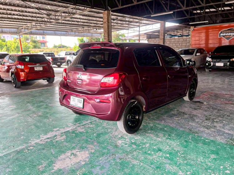 Mitsubishi Mirage 2017 1.2 GLX Sedan เบนซิน ไม่ติดแก๊ส เกียร์อัตโนมัติ แดง รูปที่ 4