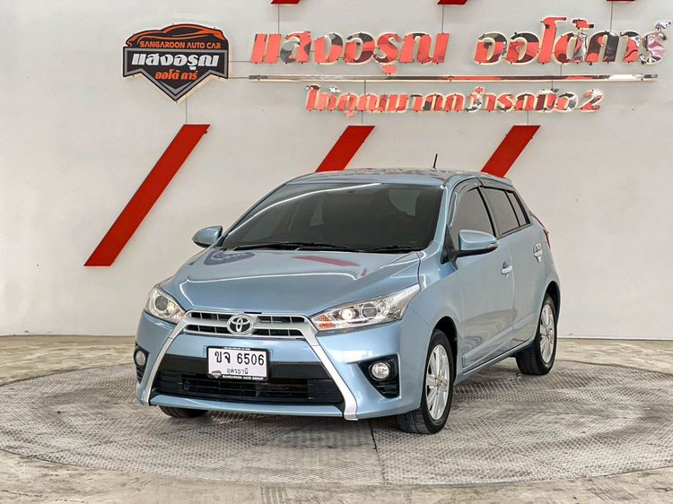 Toyota Yaris 2014 1.2 G Sedan เบนซิน ไม่ติดแก๊ส เกียร์อัตโนมัติ ฟ้า