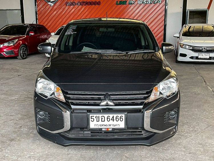 Mitsubishi Mirage 2023 1.2 ACTIVE Sedan เบนซิน ไม่ติดแก๊ส เกียร์อัตโนมัติ ดำ รูปที่ 2