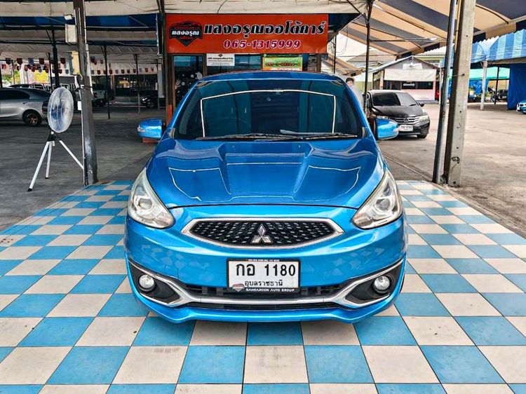Mitsubishi Mirage 2017 1.2 GLS Sedan เบนซิน ไม่ติดแก๊ส เกียร์อัตโนมัติ น้ำเงิน รูปที่ 2