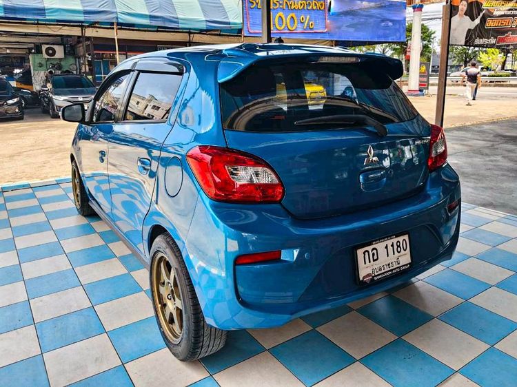 Mitsubishi Mirage 2017 1.2 GLS Sedan เบนซิน ไม่ติดแก๊ส เกียร์อัตโนมัติ น้ำเงิน รูปที่ 4