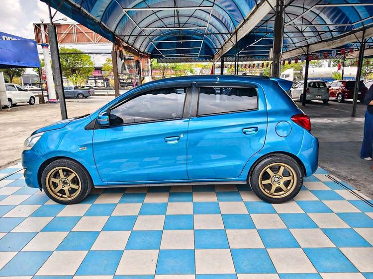 Mitsubishi Mirage 2017 1.2 GLS Sedan เบนซิน ไม่ติดแก๊ส เกียร์อัตโนมัติ น้ำเงิน รูปที่ 3