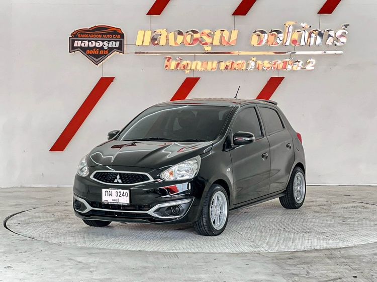 รถ Mitsubishi Mirage 1.2 GLX สี ดำ