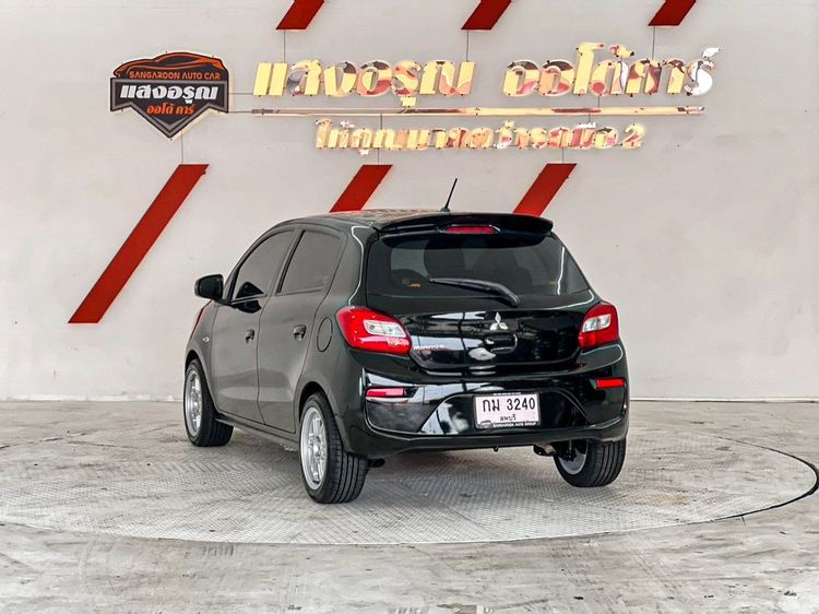 Mitsubishi Mirage 2017 1.2 GLX Sedan เบนซิน ไม่ติดแก๊ส เกียร์ธรรมดา ดำ รูปที่ 3