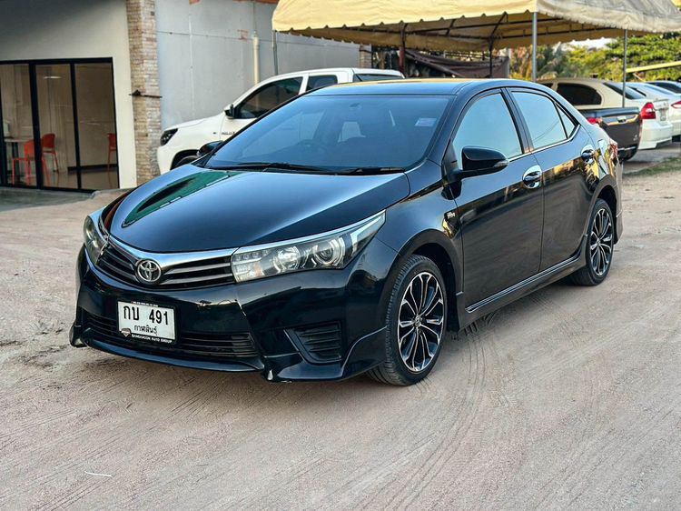 Toyota Altis 2014 1.8 S Sedan เบนซิน ไม่ติดแก๊ส เกียร์อัตโนมัติ ดำ