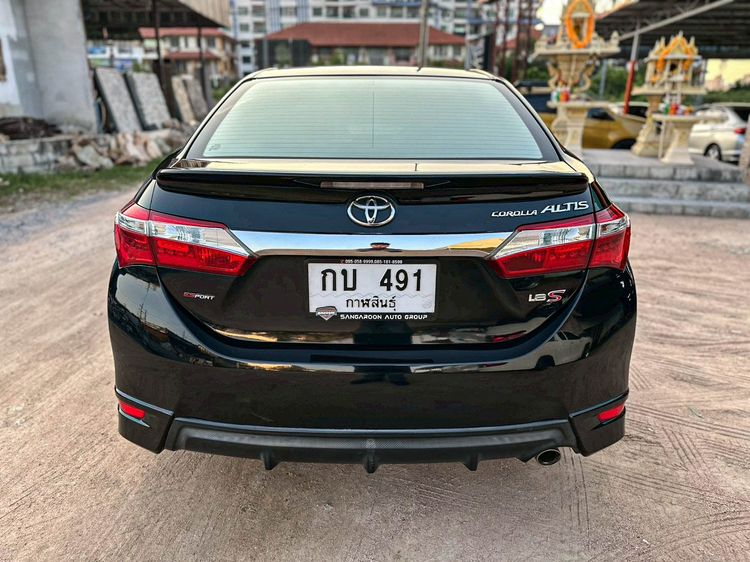 Toyota Altis 2014 1.8 S Sedan เบนซิน ไม่ติดแก๊ส เกียร์อัตโนมัติ ดำ รูปที่ 4